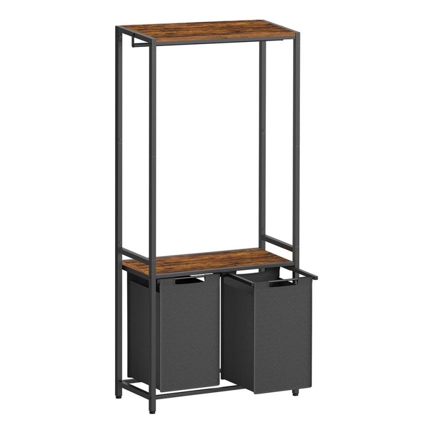 Kôš na bielizeň REX čierny