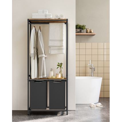 Kôš na bielizeň REX čierny