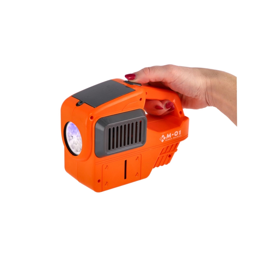 Kosačka s bublifukom a svetlom 4xAA