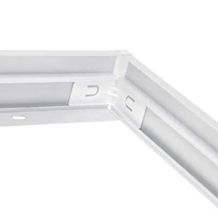 Kovový rám na inštaláciu LED panelov 1200x300 mm biela