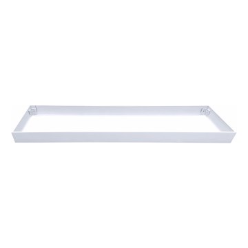 Kovový rám pre inštaláciu LED panelov STELLA 120x30 cm biely