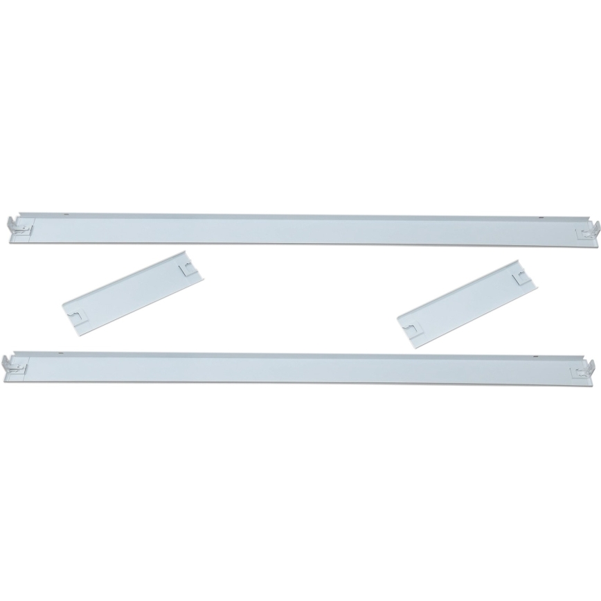 Kovový rám pre inštaláciu LED panelov STELLA 120x30 cm biely