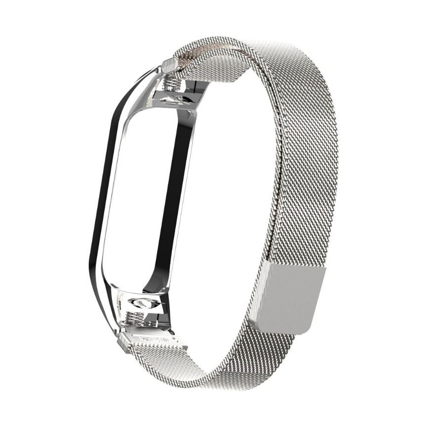 Kovový remienok pre Xiaomi Mi Band 5/6 strieborná