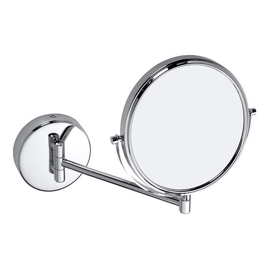 Kozmetické zrkadlo 23,2 x 26,5 cm, strieborné