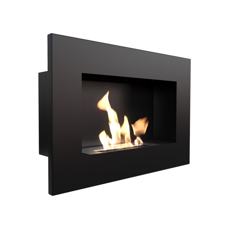 Kratki - Vstavaný BIO krb 40x60 cm 2kW čierna