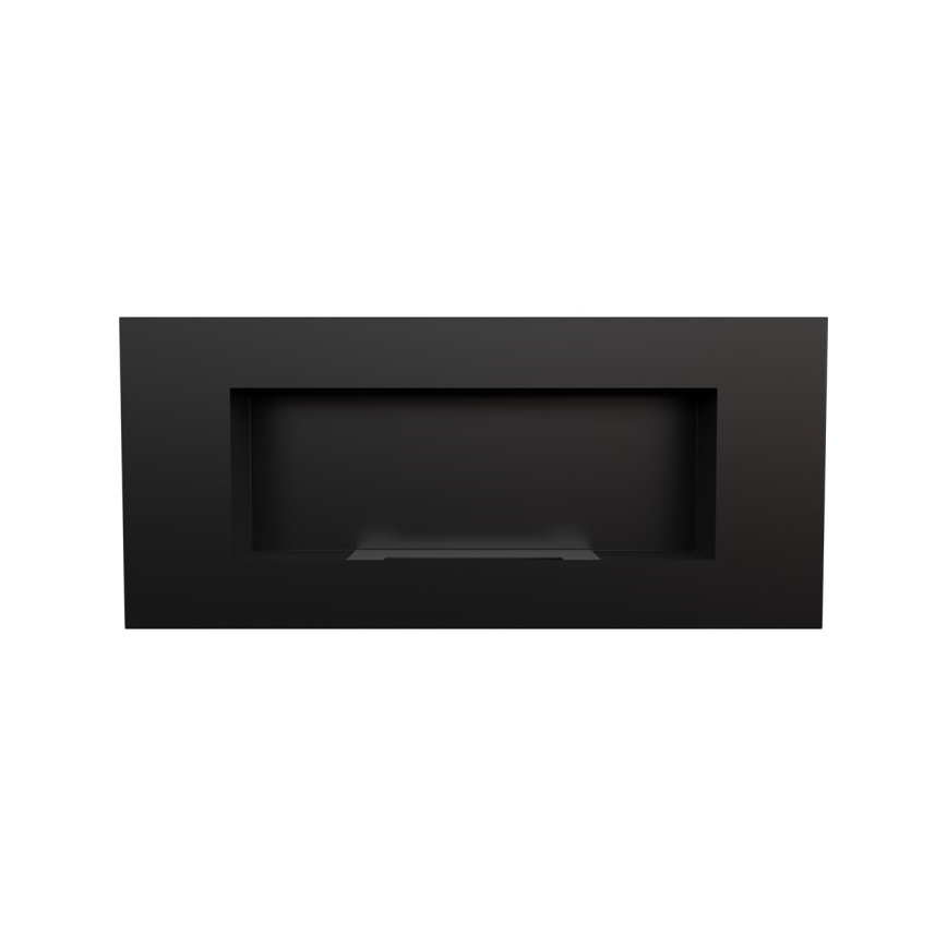 Kratki - Vstavaný BIO krb 40x90 cm 2kW čierna