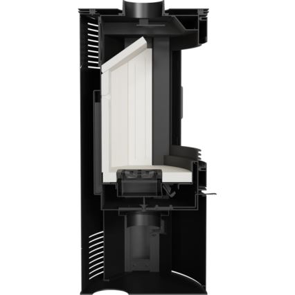 Kratki - Krbové oceľové kachle 10kW 150mm