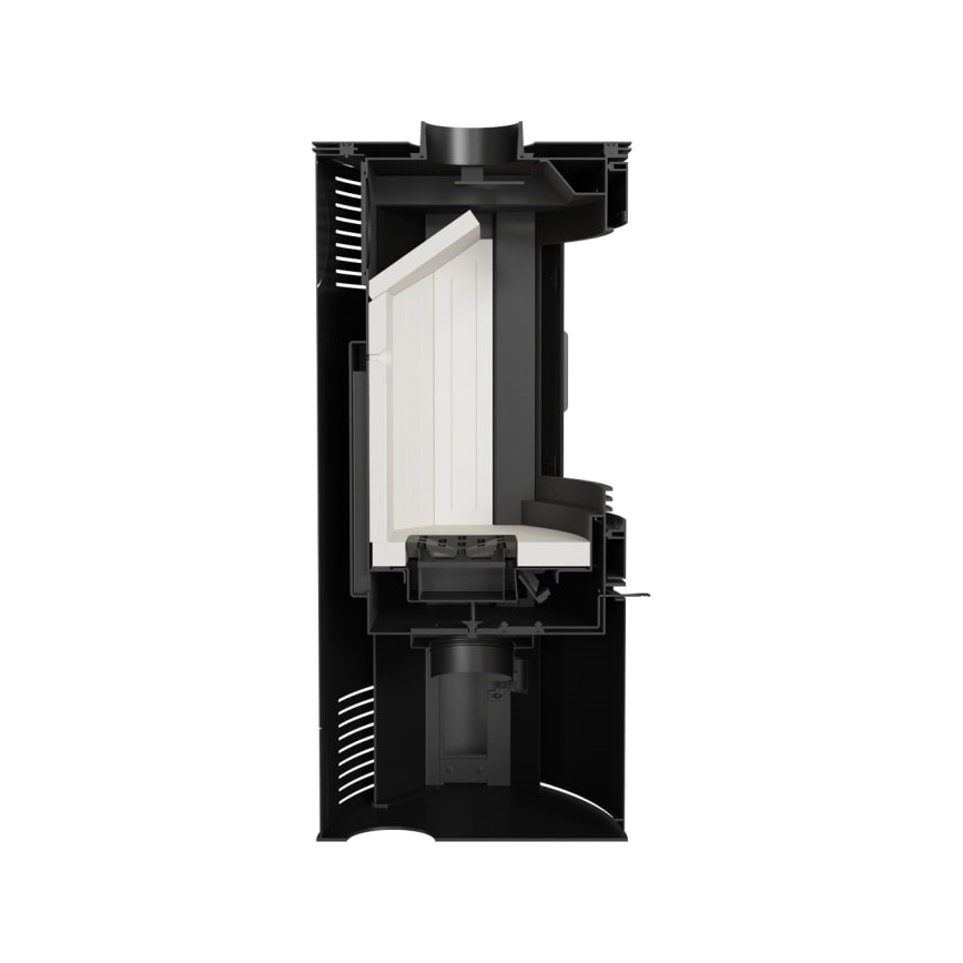 Kratki - Krbové oceľové kachle 10kW 150mm