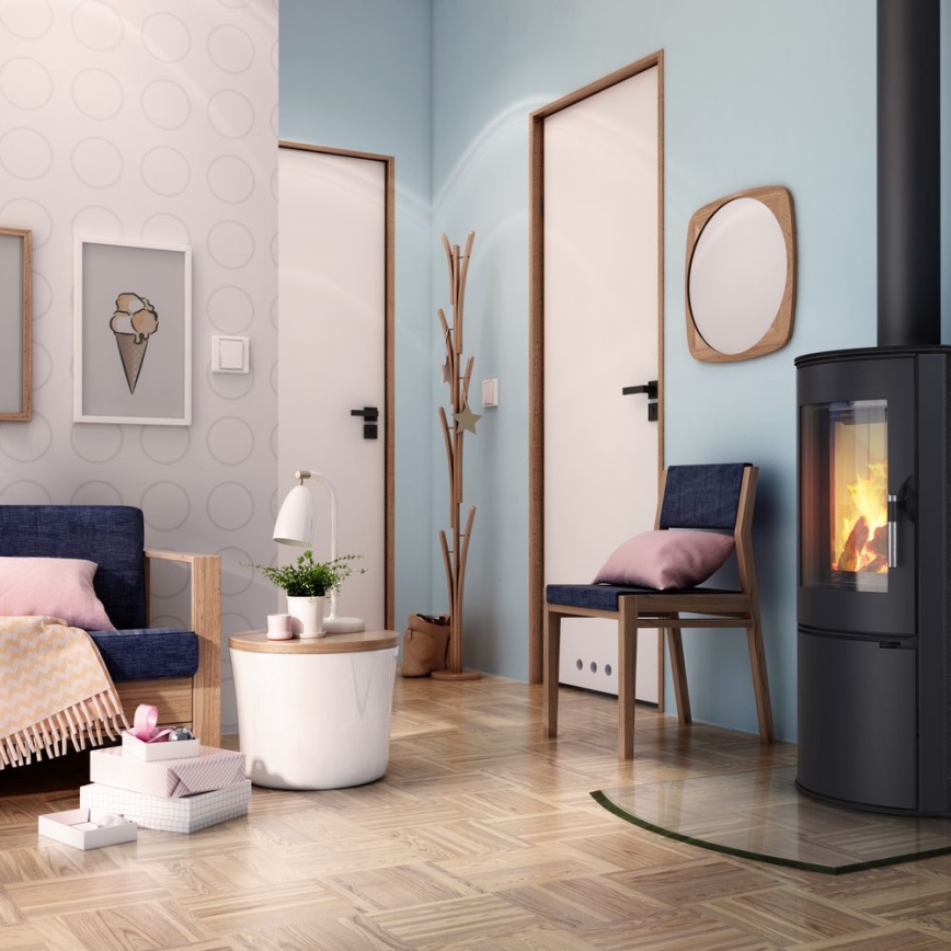 Kratki - Krbové oceľové kachle 8kW 150mm
