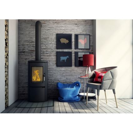 Kratki - Krbové oceľové kachle 8kW 150mm
