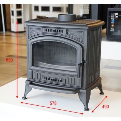 Kratki - Krbové liatinové kachle 8kW 150mm