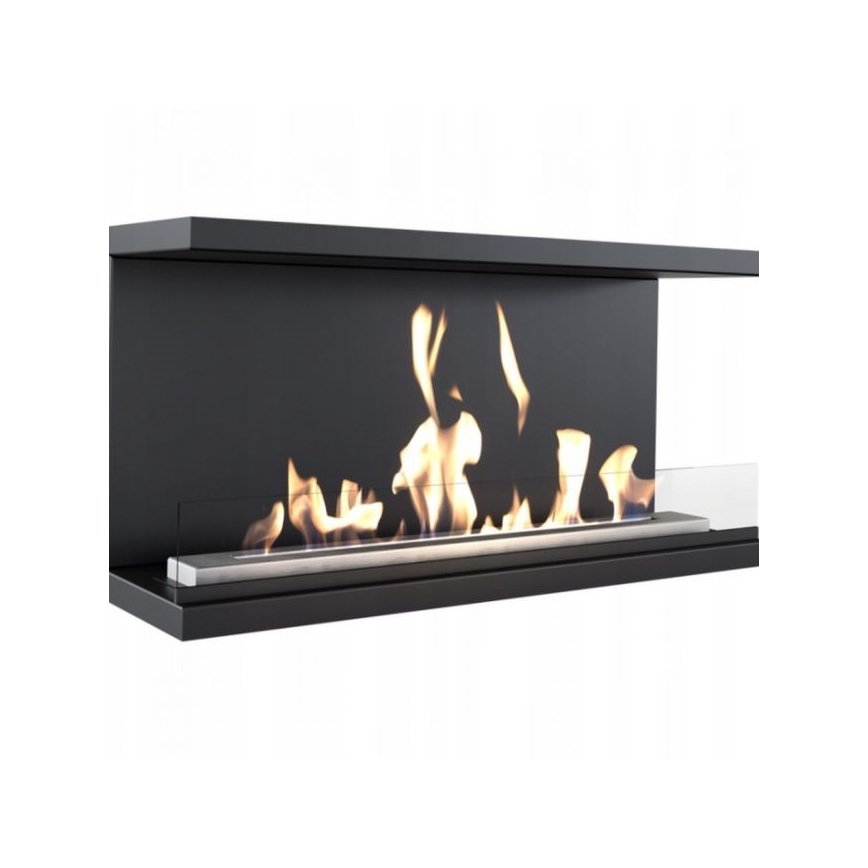 Kratki - Vstavaný BIO krb 50x100 cm 3,5kW čierna