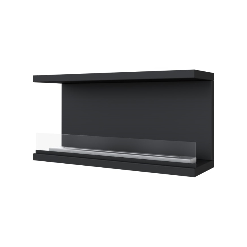 Kratki - Vstavaný BIO krb 50x100 cm 3,5kW čierna