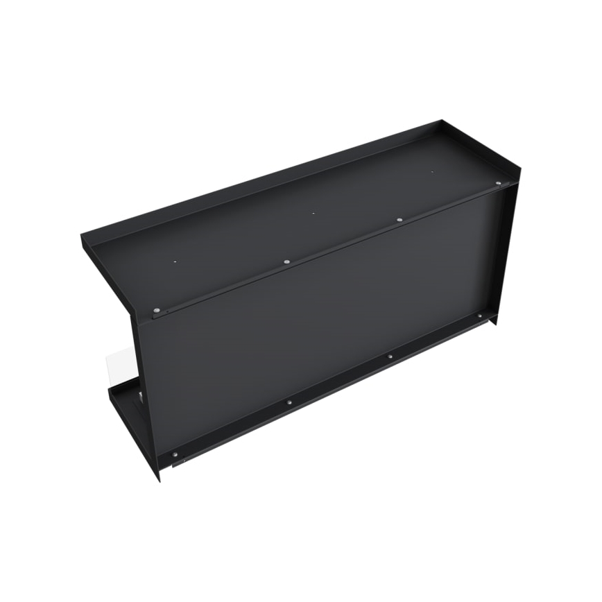 Kratki - Vstavaný BIO krb 50x100 cm 7kW čierna