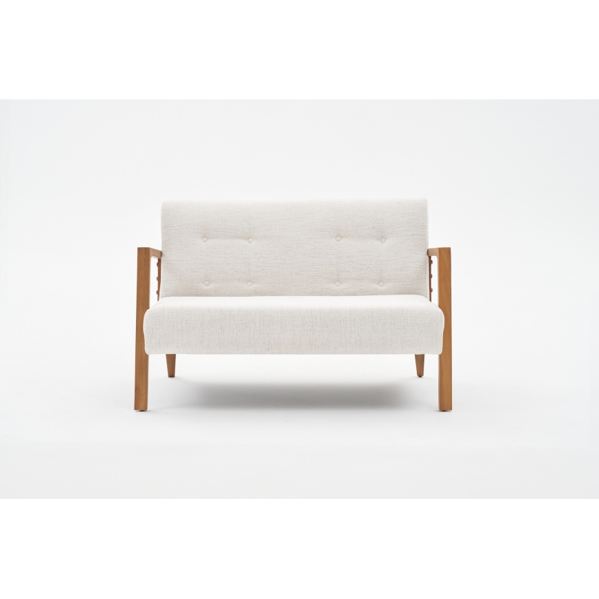 Krémová dvojmiestna pohovka TUMI