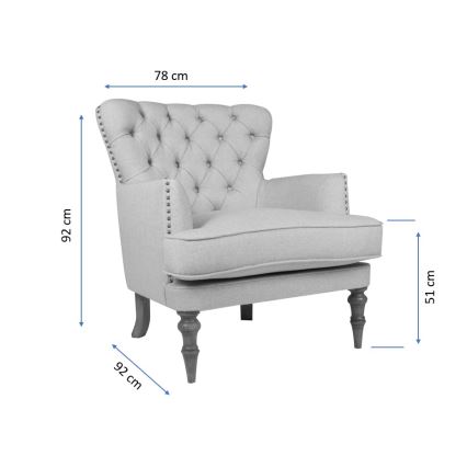 Kreslo SCOT béžové