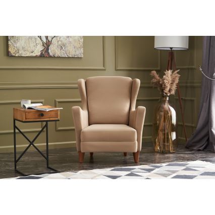 Kreslo ušák NUPI krémové