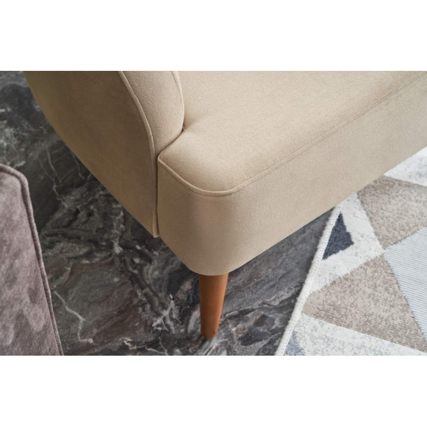 Kreslo ušiak NEKO krémové