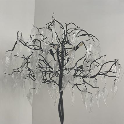 Krištáľová stojacia lampa 5xG9/40W/230V čierna