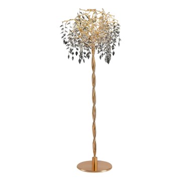 Krištáľová stojacia lampa 5xG9/40W/230V zlatá
