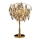 Krištáľová stolná lampa 5xG9/40W/230V zlatá