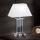 Krištáľová stolná lampa VERONIQUE 1xE27/60W/230V biela/číra