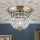 Krištáľové stropné svietidlo PLAFOND 1xE27/40W/230V pr. 26 cm bronz