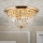 Krištáľové stropné svietidlo PLAFOND 6xE27/40W/230V pr. 47 cm zlatá