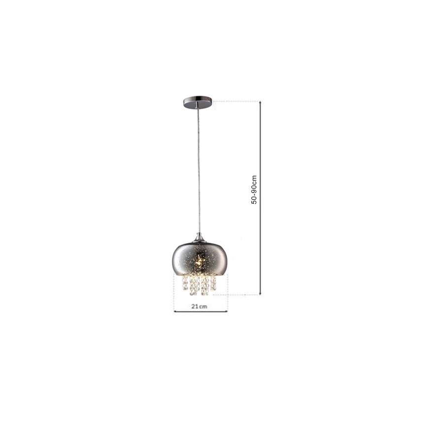 Krištáľový luster na lanku STARLIGHT 1xE14/40W/230V