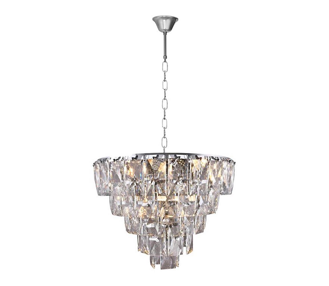 Krištáľový luster na reťazi CHELSEA 6xE14/40W/230V