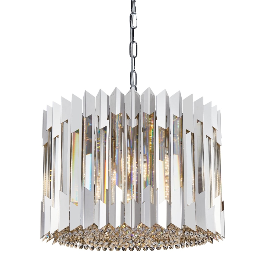 Krištáľový luster na reťazi RITZ 7xE14/40W/230V lesklý chróm