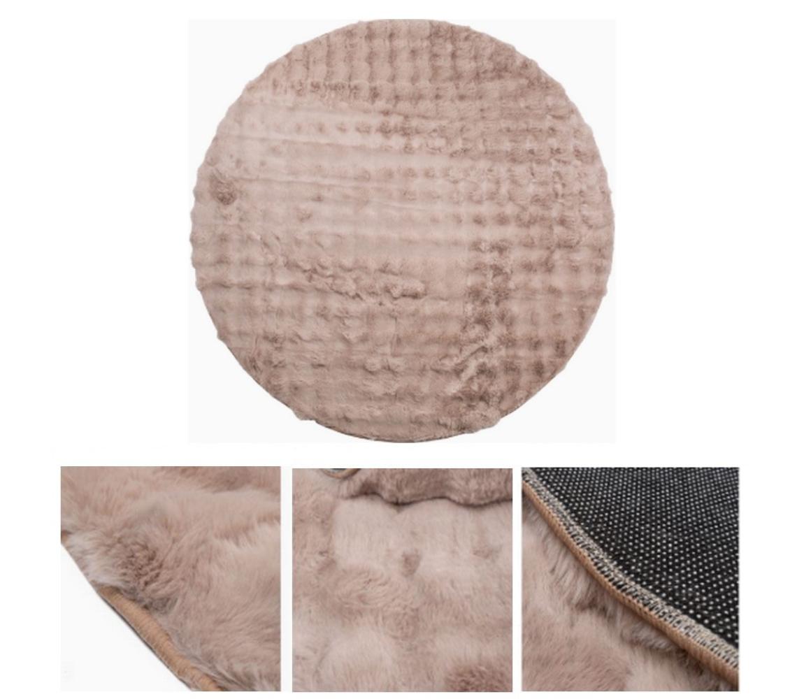 Multidecor Kruhový koberec RABBIT BUBBLE 160 cm béžový 508051