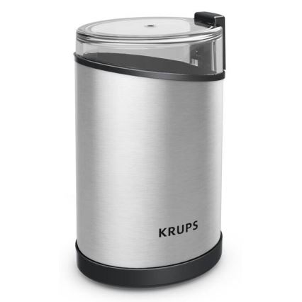 Krups - Elektrický mlynček na kávu 85g FAST-TOUCH 200W/230V matný chróm