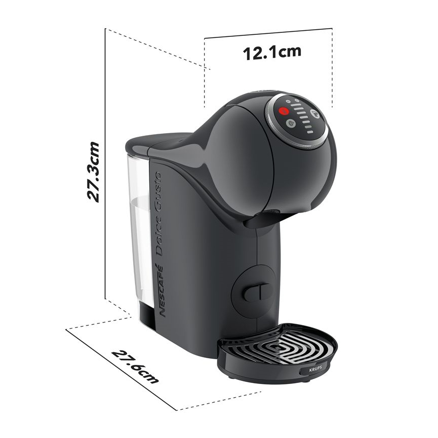 Krups - Kávovar na kapsule NESCAFÉ DOLCE GUSTO GENIO S 1500W antracit