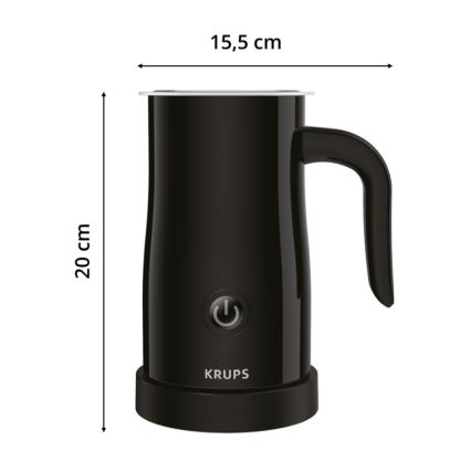 Krups - Napeňovač mlieka 300ml čierna