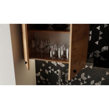 Kuchynská linka CLAIRE 180 cm dub craft