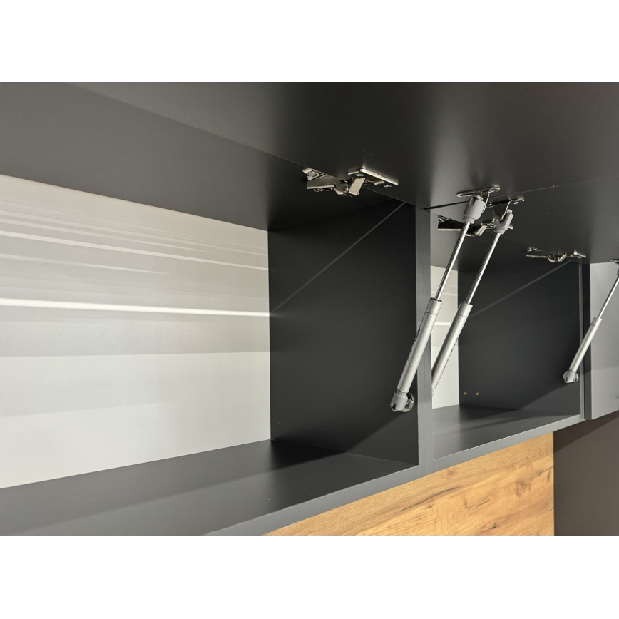 Kuchynská linka ELISE 240 cm v grafitovom prevedení