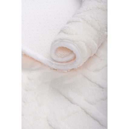 Kúpeľňová predložka NEW STYLE 3D 60x90 cm krémová