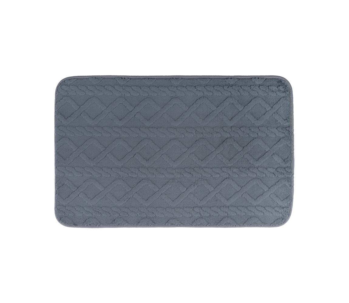 Multidecor Kúpeľňová predložka NEW STYLE 3D 60x90 cm sivá 508328