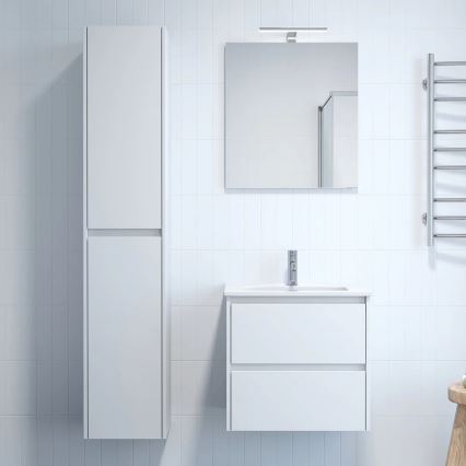 Kúpeľňová skrinka MOLDE 35x174x32 cm biela