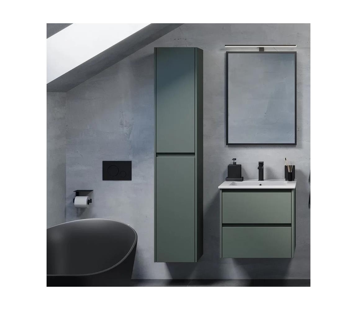 BATH DELUXE Kúpeľňová skrinka MOLDE 35x174x32 cm zelená 77-035-11-31-00