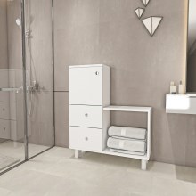 Kúpeľnová skrinka PAMIR 84,2x67,4 cm biela