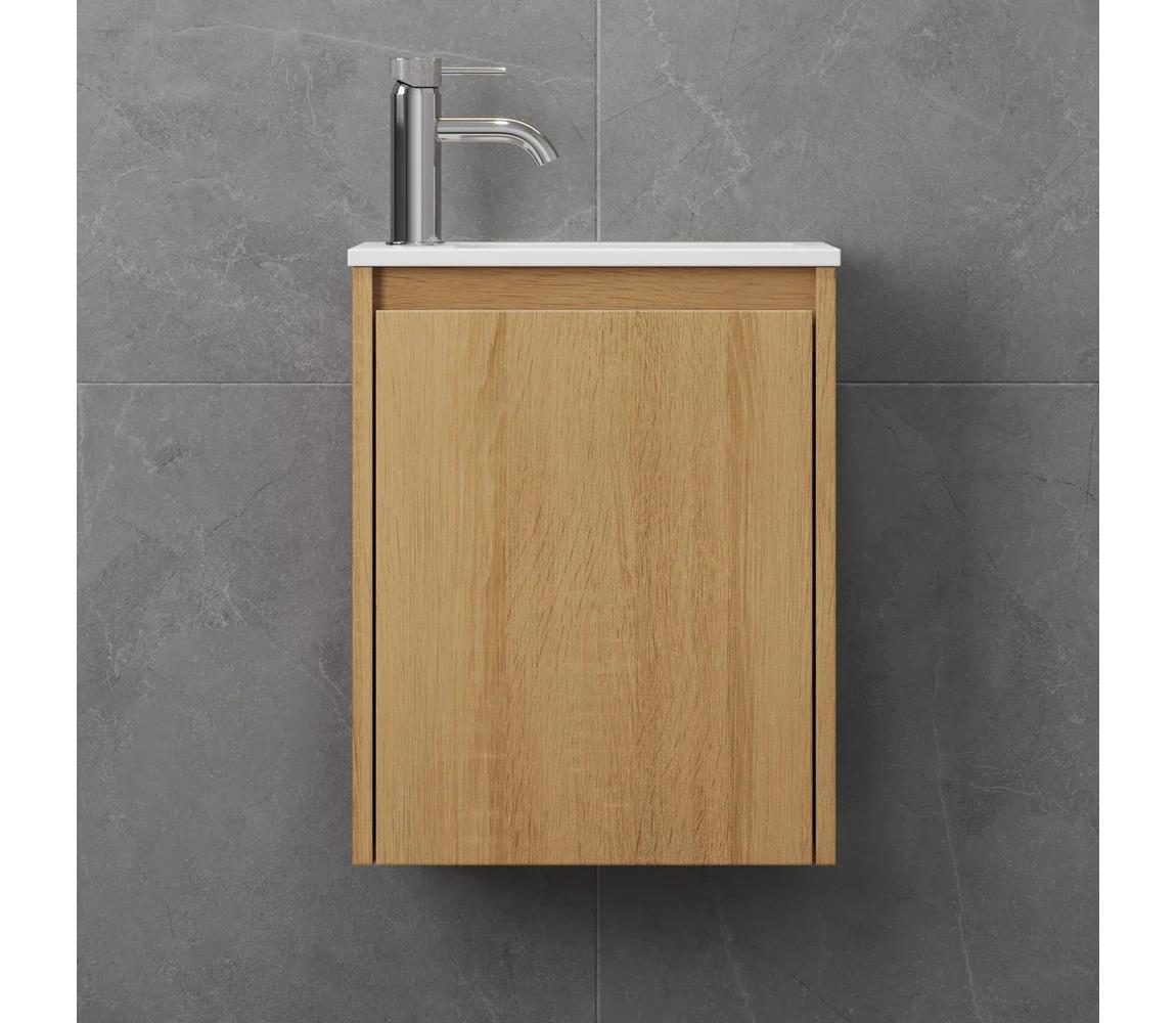 BATH DELUXE Kúpeľňová skrinka s umývadlom COMO 40 cm dub 09-040-11-86-02