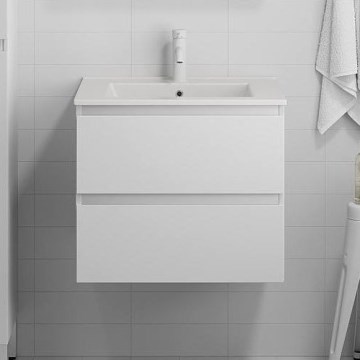 Kúpeľňová skrinka s umývadlom HENRY 61 cm biela
