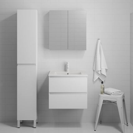 Kúpeľňová skrinka s umývadlom HENRY 61 cm biela