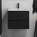 Kúpeľňová skrinka s umývadlom KENWOOD 61x52x47 cm čierna