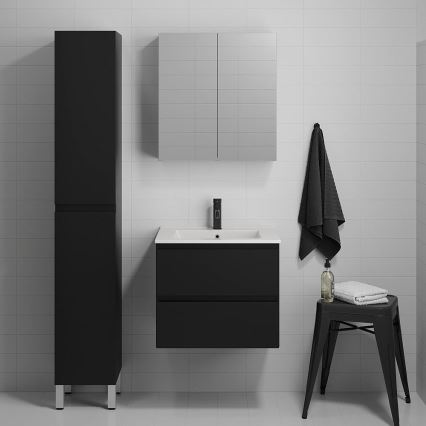 Kúpeľňová skrinka s umývadlom KENWOOD 61x52x47 cm čierna
