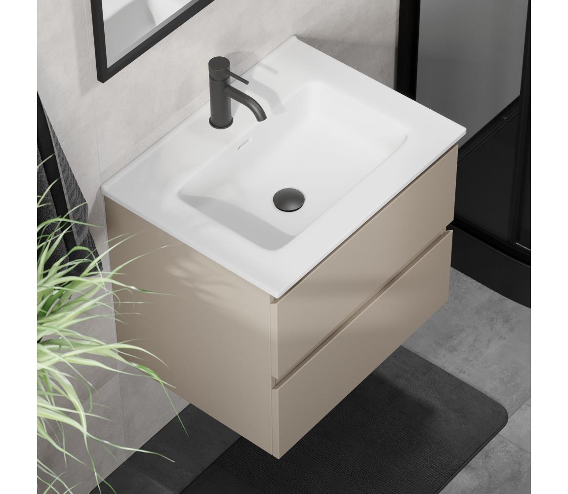 BATH DELUXE Kúpeľňová skrinka s umývadlom KENWOOD 61x52x47 cm marakesh/biela BT0094+BT0127