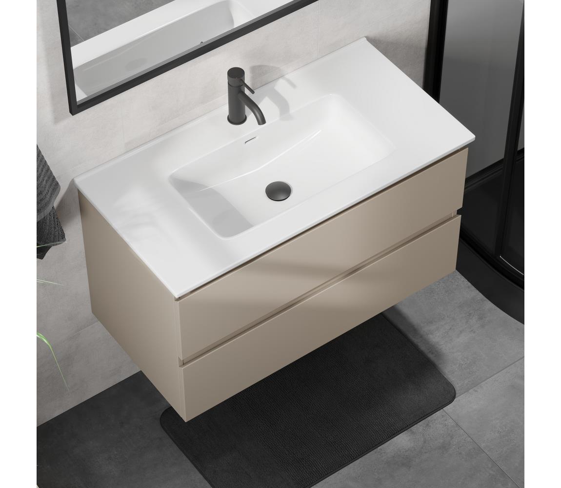 BATH DELUXE Kúpeľňová skrinka s umývadlom KENWOOD 91 cm Marakesh/biela BT0123+BT0230