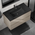 Kúpeľňová skrinka s umývadlom KENWOOD 91 cm Marakesh/čierna